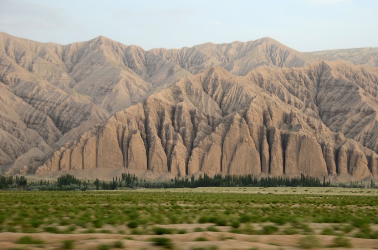 04 Eroded Hills From Highway 219 Just After Leaving Karghilik Yecheng